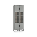 Ashbourne Tall Storage Cabinet Dusk Grey from Roseland Furniture