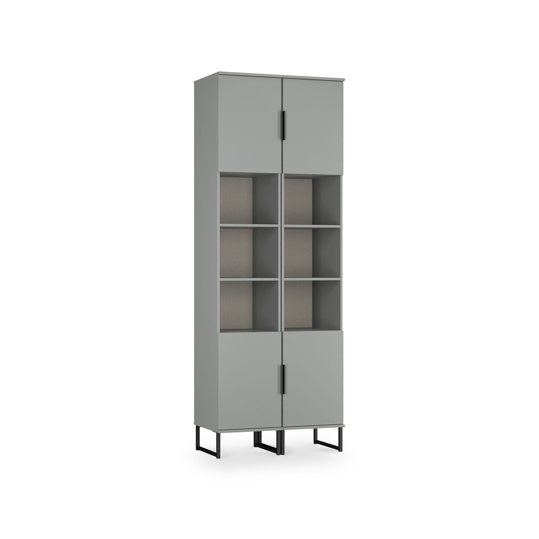 Ashbourne Tall Storage Cabinet Dusk Grey from Roseland Furniture