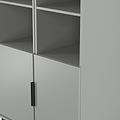 Ashbourne Tall Storage Cabinet Dusk Grey from Roseland Furniture