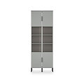Ashbourne Tall Storage Cabinet Dusk Grey from Roseland Furniture
