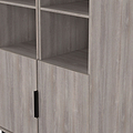 Ashbourne Tall Storage Cabinet Grey Oak from Roseland Furniture