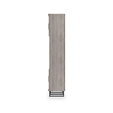 Ashbourne Tall Storage Cabinet Grey Oak from Roseland Furniture