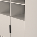 Ashbourne Tall Storage Cabinet Cashmere Matt from Roseland Furniture