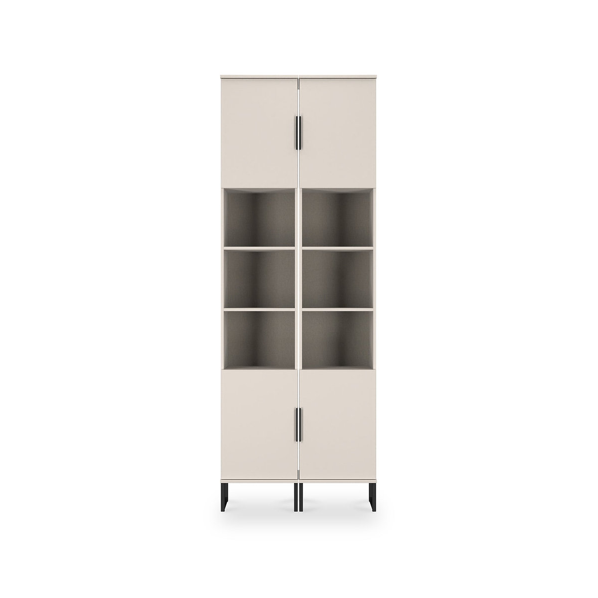 Ashbourne Tall Storage Cabinet Cashmere Matt from Roseland Furniture