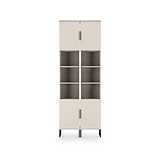 Ashbourne Tall Storage Cabinet Cashmere Matt from Roseland Furniture
