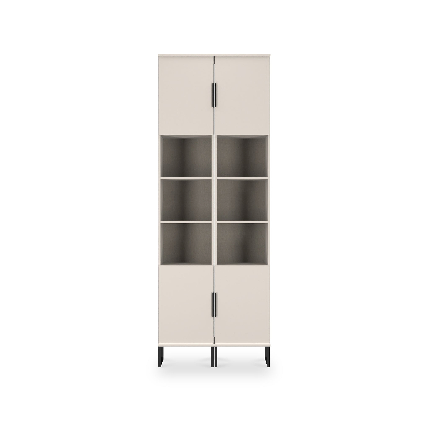 Ashbourne Tall Storage Cabinet Cashmere Matt from Roseland Furniture