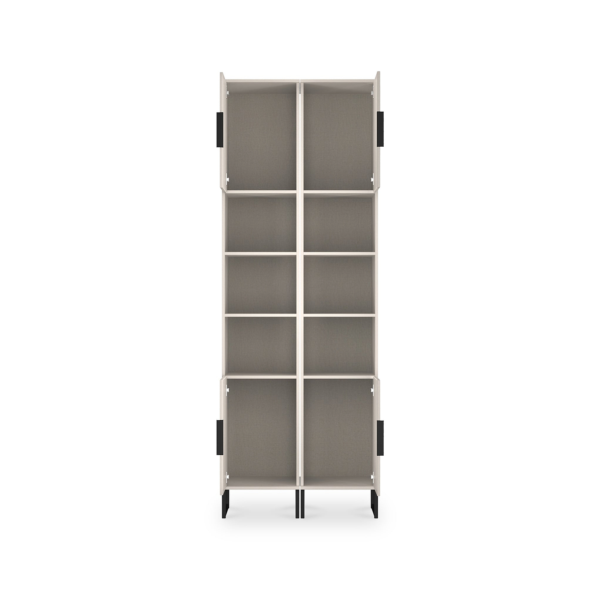 Ashbourne Tall Storage Cabinet Cashmere Matt from Roseland Furniture