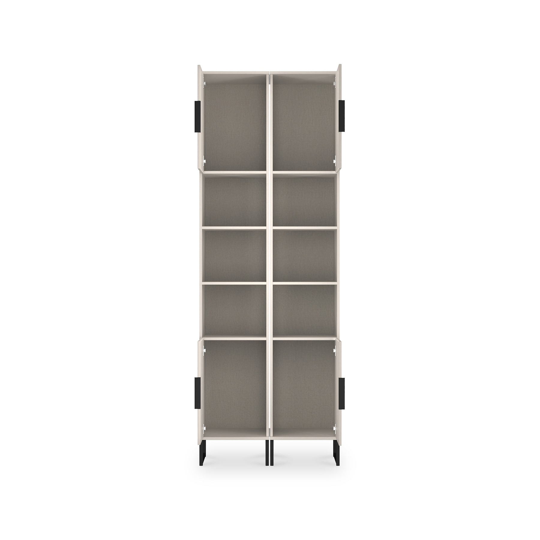 Ashbourne Tall Storage Cabinet Cashmere Matt from Roseland Furniture