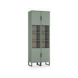 Ashbourne Tall Storage Cabinet Reed Green from Roseland Furniture