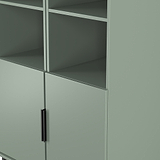 Ashbourne Tall Storage Cabinet Reed Green from Roseland Furniture