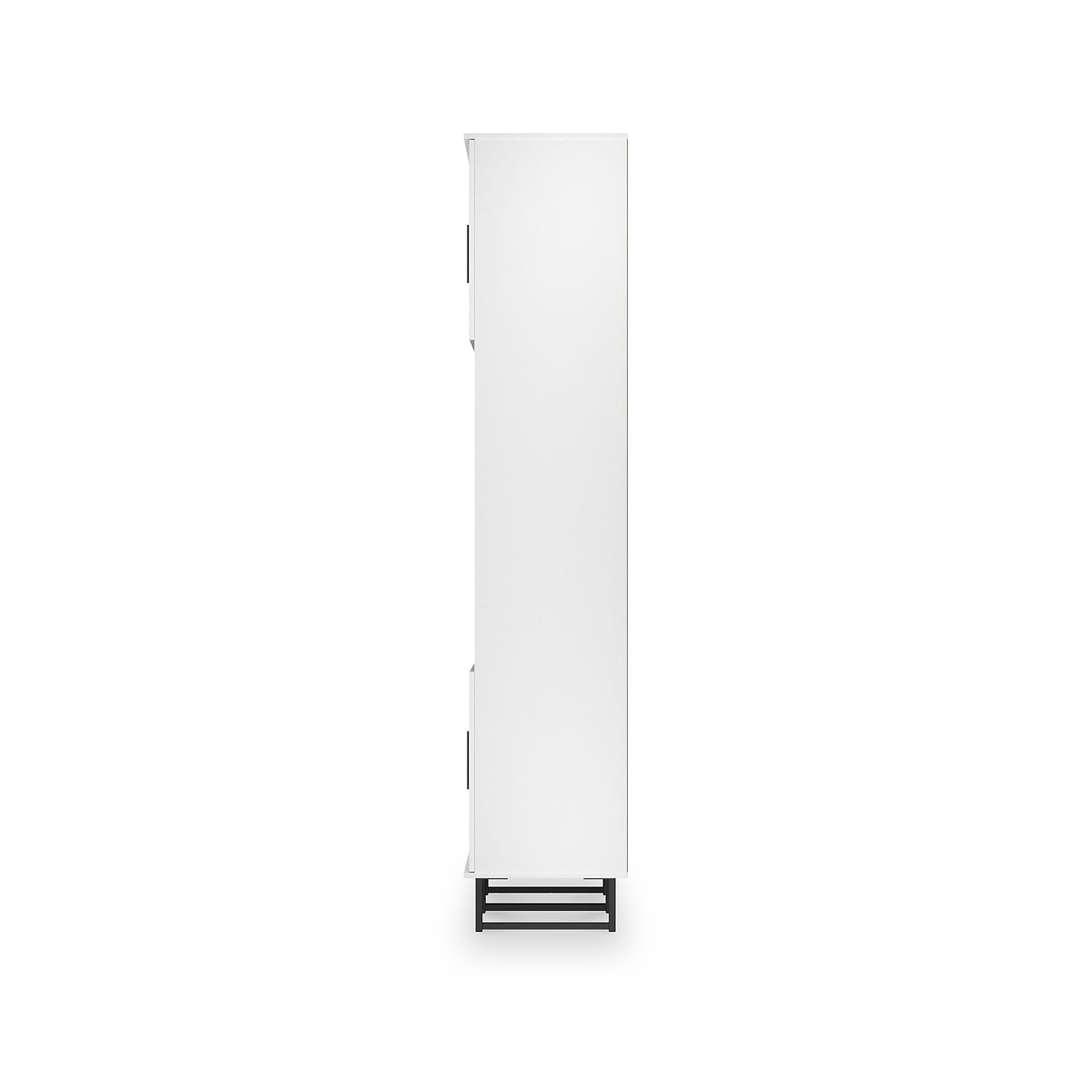 Ashbourne Tall Storage Cabinet White Matt from Roseland Furniture
