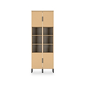 Ashbourne Tall Storage Cabinet Yellow Matt from Roseland Furniture