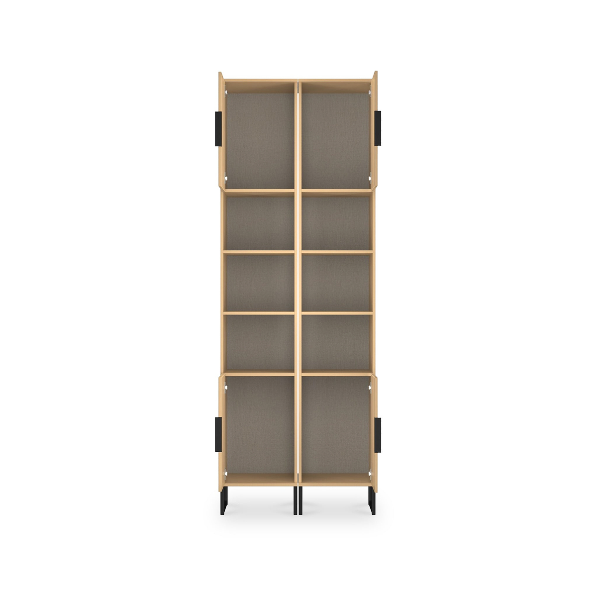 Ashbourne Tall Storage Cabinet Yellow Matt from Roseland Furniture
