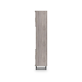 Ashbourne Multi Media TV Wall Unit RH Grey Oak from Roseland Furniture