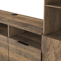 Ashbourne Multi Media Wall Unit Vintage Oak from Roseland Furniture