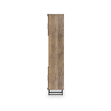 Ashbourne Multi Media Wall Unit Vintage Oak from Roseland Furniture