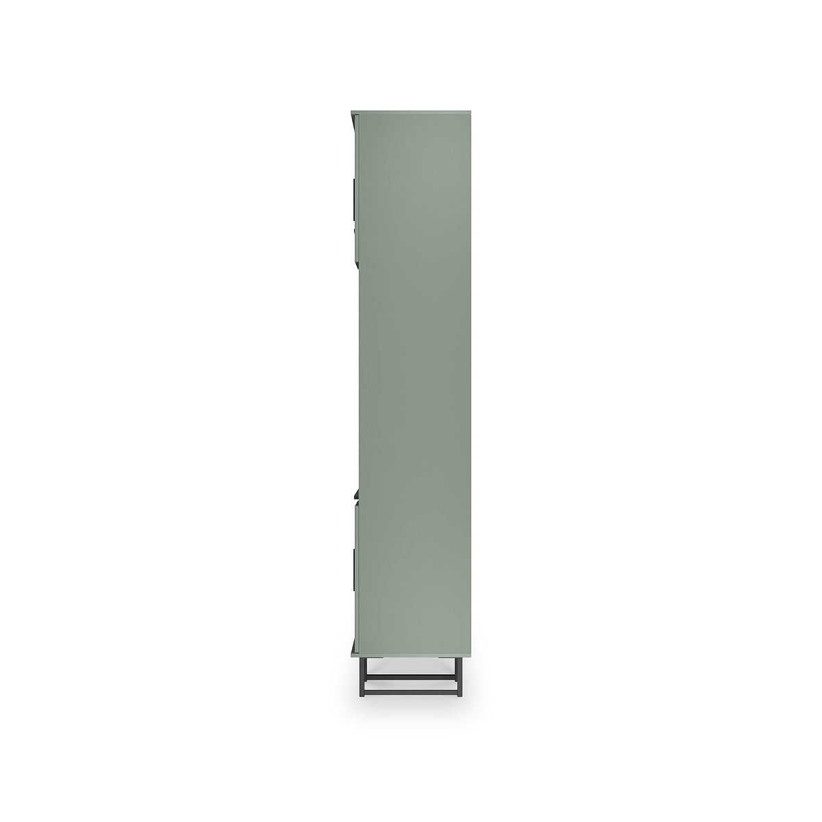 Ashbourne Multi Media Wall Unit with Overhead Storage Reed Green from Roseland Furniture
