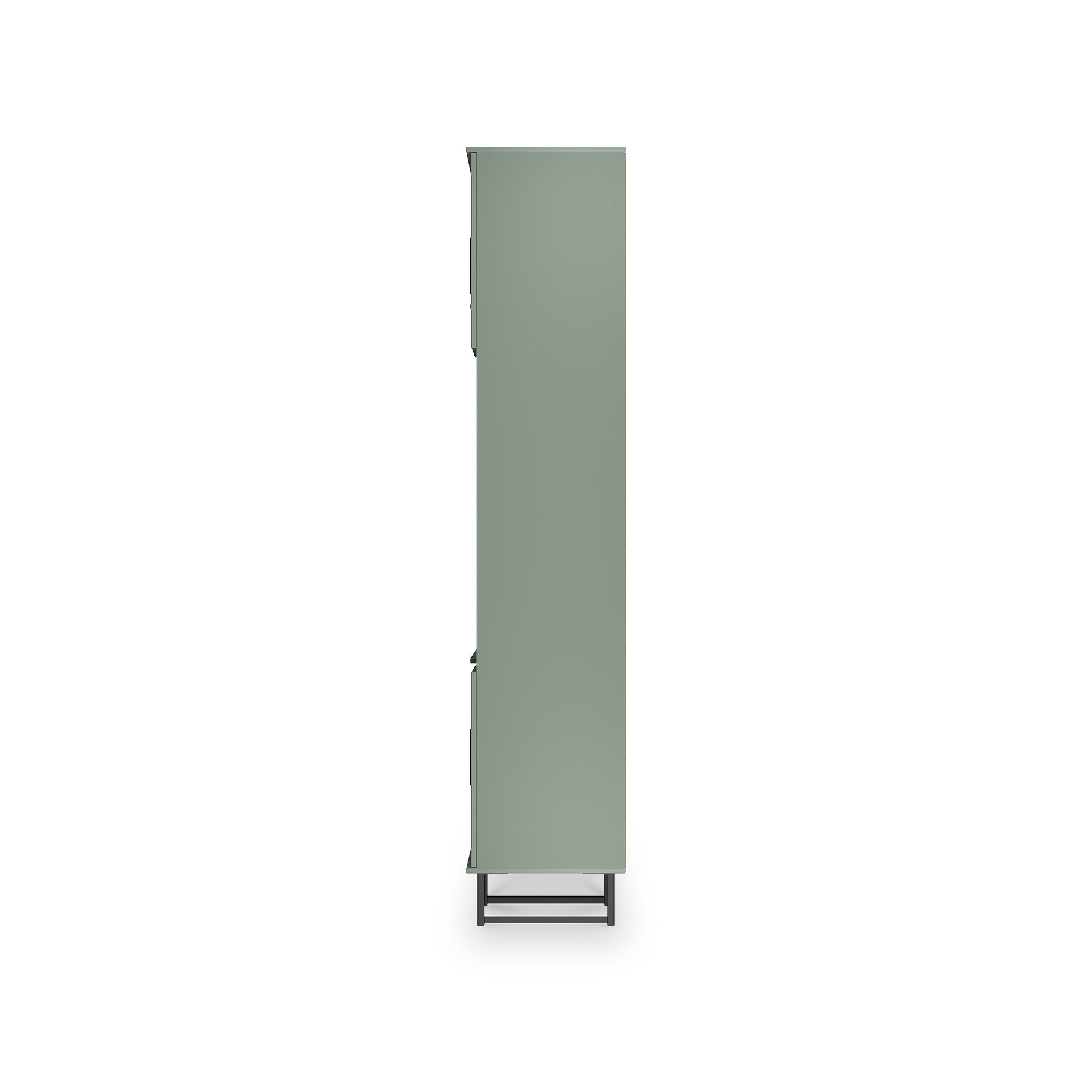 Ashbourne Multi Media Wall Unit with Overhead Storage Reed Green from Roseland Furniture