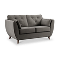 Edison 2 Seater Sofa Dark Feet Asphalt Dims from Roseland Furniture