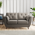 Edison 2 Seater Sofa Dark Feet Asphalt Dims from Roseland Furniture