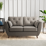 Edison 2 Seater Sofa Dark Feet Asphalt Dims from Roseland Furniture