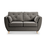 Edison 2 Seater Sofa Light Feet Asphalt from Roseland Furniture