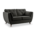 Edison 2 Seater Sofa Dark Feet Black from Roseland Furniture
