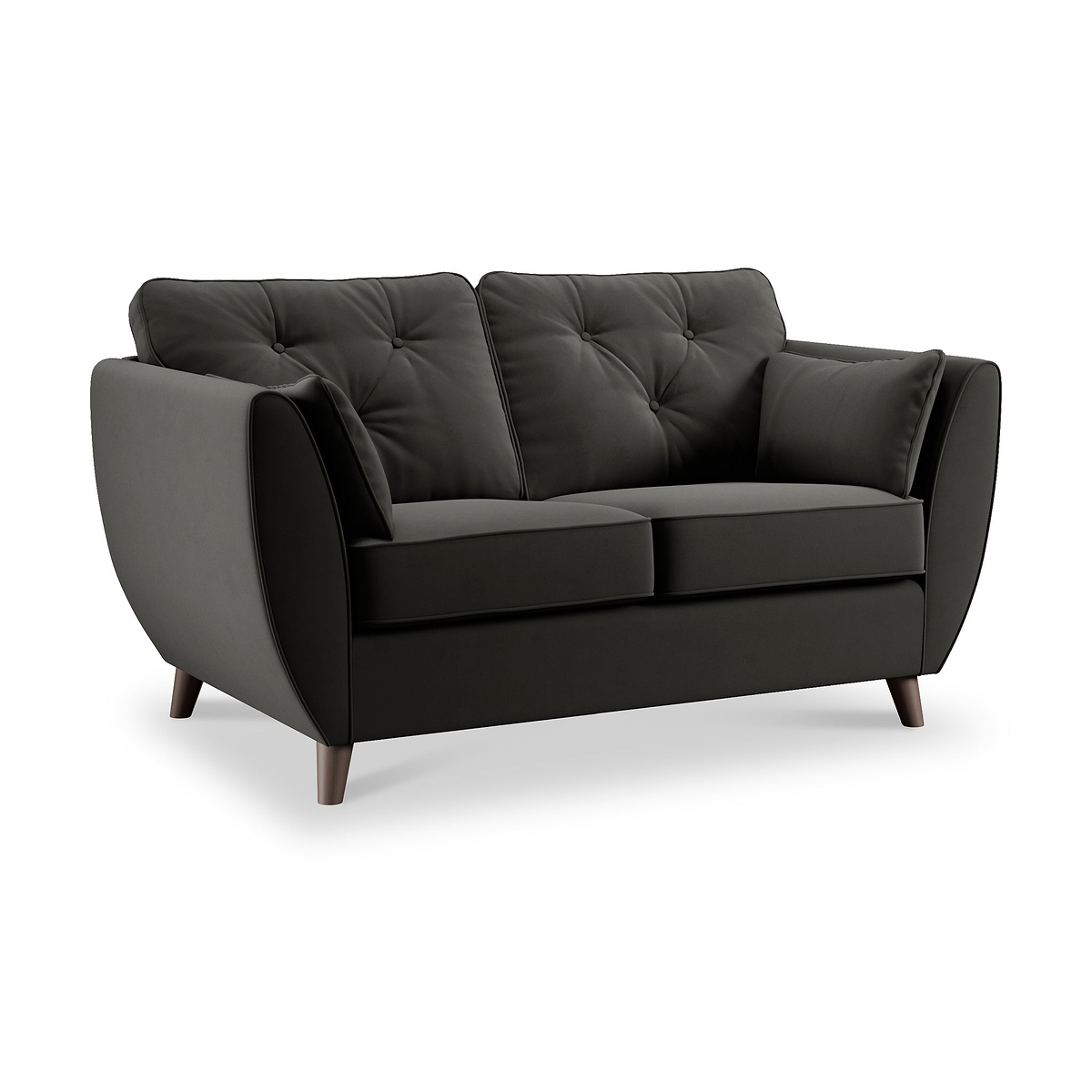 Edison 2 Seater Sofa Dark Feet Black from Roseland Furniture