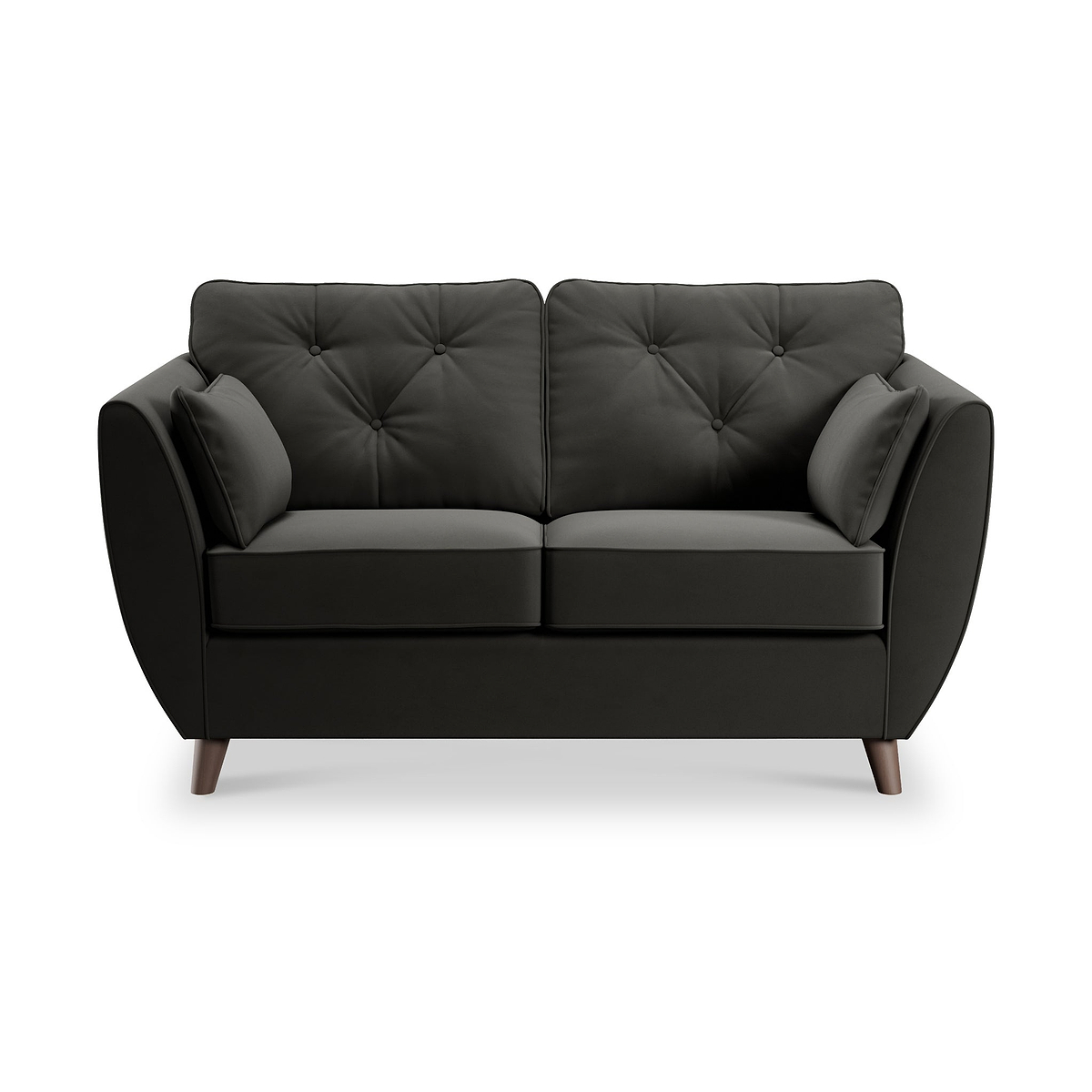 Edison 2 Seater Sofa Dark Feet Black from Roseland Furniture
