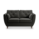 Edison 2 Seater Sofa Dark Feet Black from Roseland Furniture