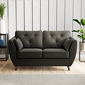 Edison 2 Seater Sofa Dark Feet Black from Roseland Furniture