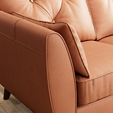 Edison Leather Sofa Saddle Arm from Roseland Furniture