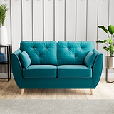 Edison 2 Seater Sofa Light Feet Mallard from Roseland Furniture