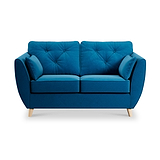 Edison 2 Seater Sofa Light Feet Marine from Roseland Furniture