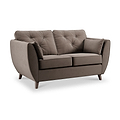 Edison 2 Seater Sofa Dark Feet Mole from Roseland Furniture