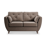 Edison 2 Seater Sofa Dark Feet Mole from Roseland Furniture