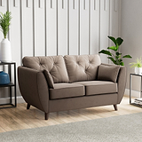Edison 2 Seater Sofa Dark Feet Mole from Roseland Furniture
