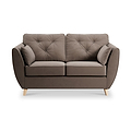 Edison 2 Seater Sofa Light Feet Mole from Roseland Furniture