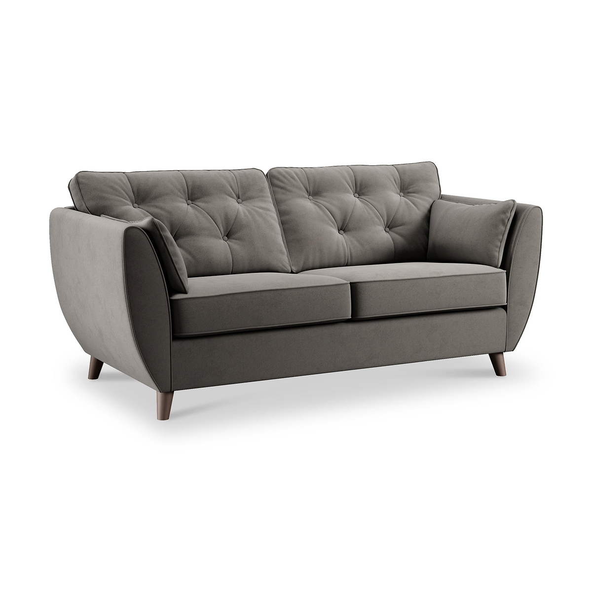 Edison 3 Seater Sofa Dark Feet Asphalt from Roseland Furniture
