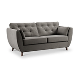 Edison 3 Seater Sofa Dark Feet Asphalt from Roseland Furniture