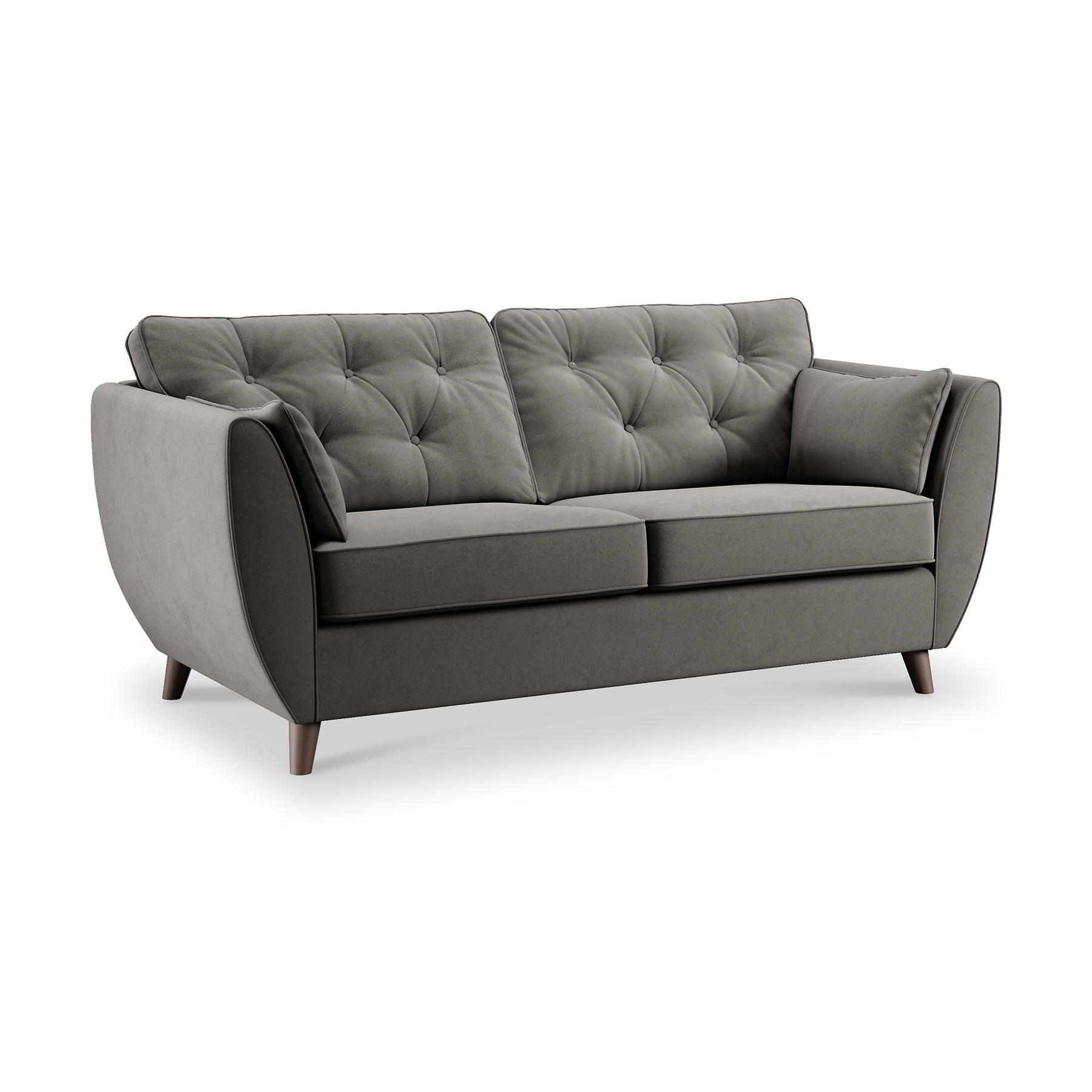 Edison 3 Seater Sofa Dark Feet Asphalt from Roseland Furniture
