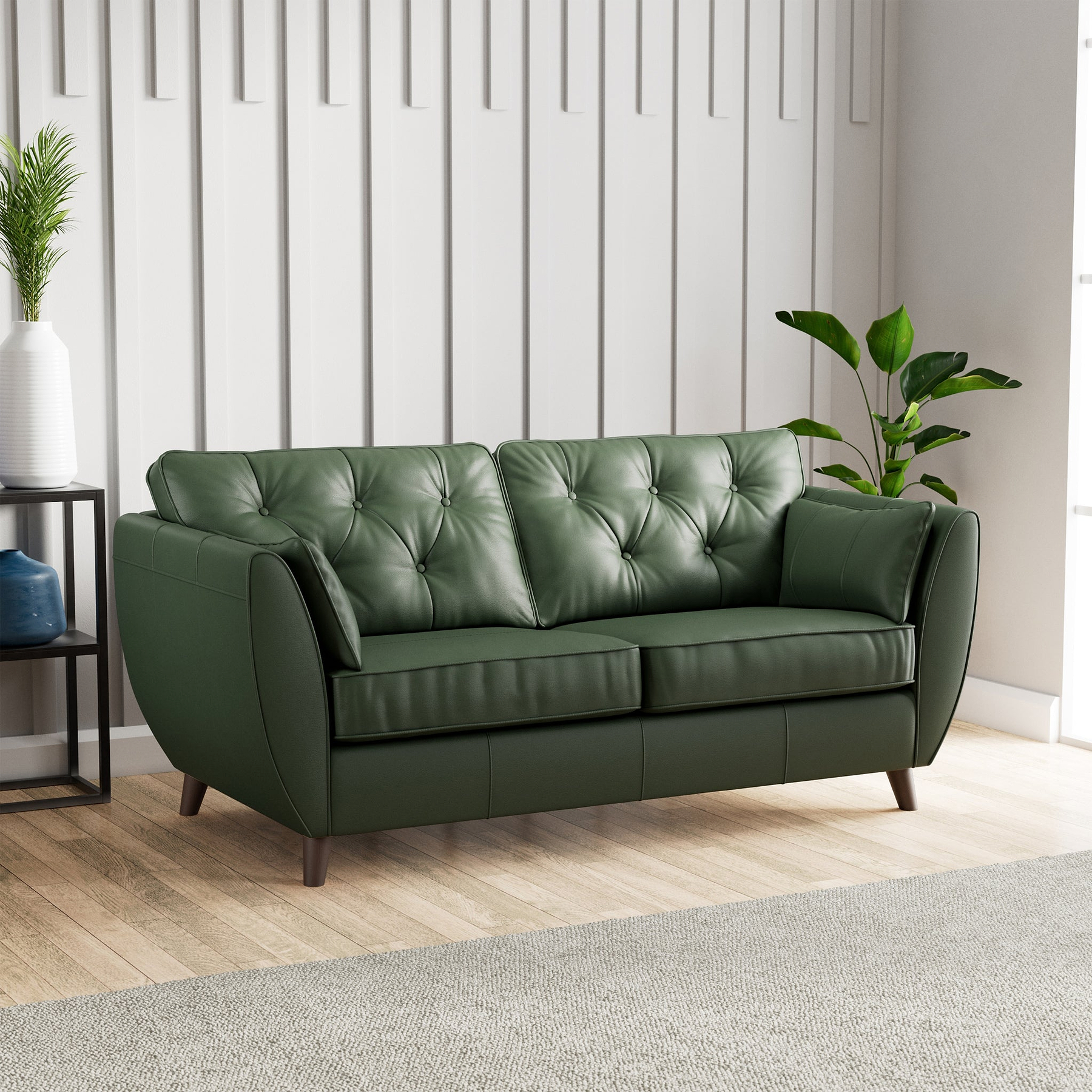 Edison 3 Seater Leather Sofa from Roseland Furniture