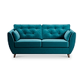 Edison 3 Seater Sofa Dark Feet Mallard from Roseland Furniture