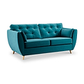 Edison 3 Seater Sofa Light Feet Mallard from Roseland Furniture