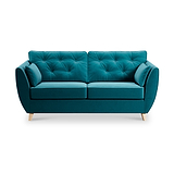 Edison 3 Seater Sofa Light Feet Mallard from Roseland Furniture