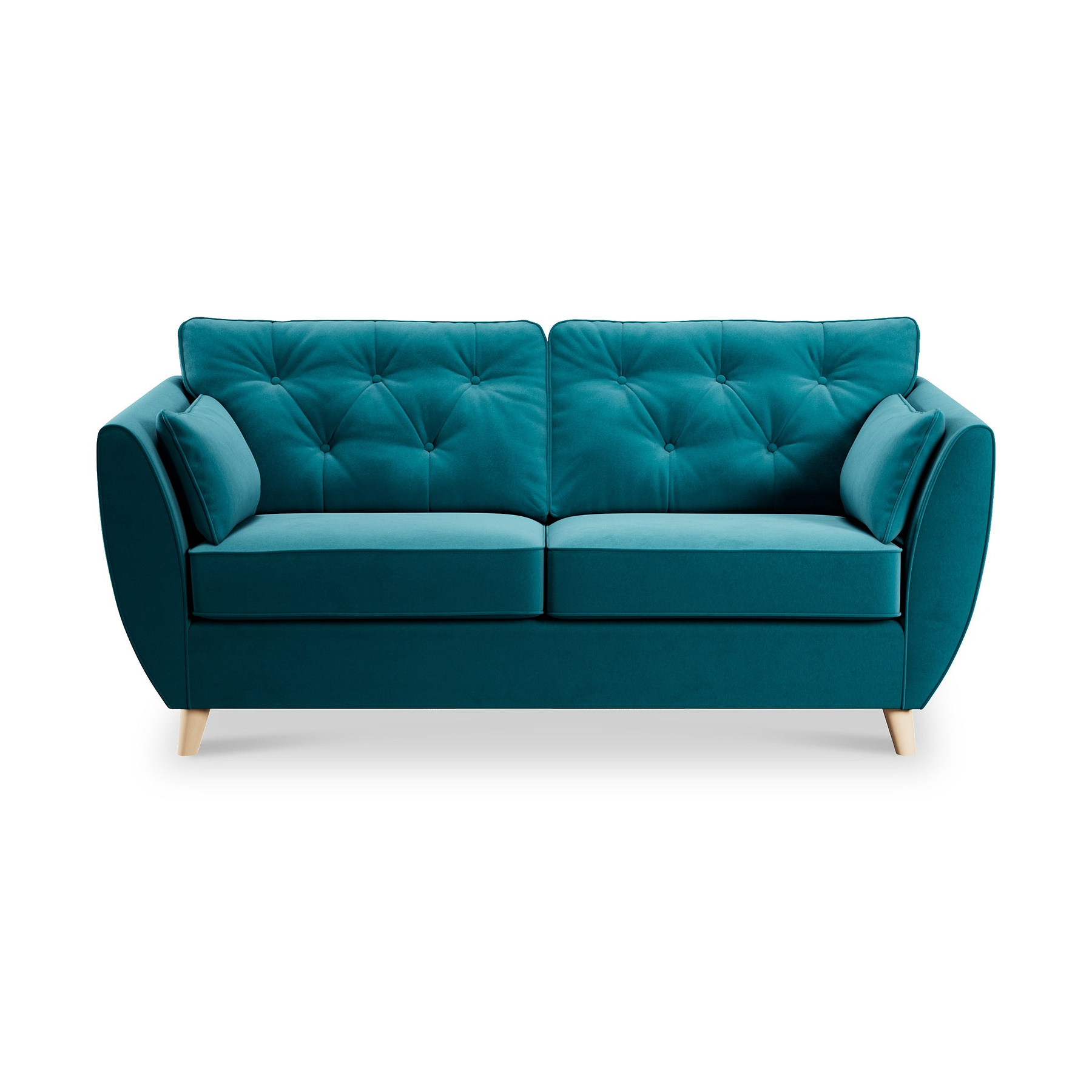 Edison 3 Seater Sofa Light Feet Mallard from Roseland Furniture