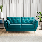 Edison 3 Seater Sofa Light Feet Mallard from Roseland Furniture