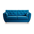 Edison 3 Seater Sofa Light Feet Marine from Roseland Furniture
