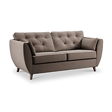 Edison 3 Seater Sofa Dark Feet Mole from Roseland Furniture