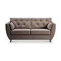 Edison 3 Seater Sofa Dark Feet Mole from Roseland Furniture